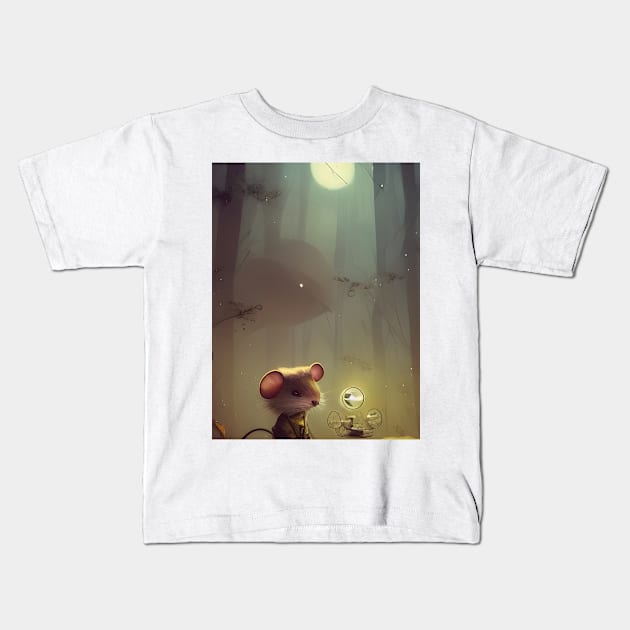 The Adventures of Adventure Mouse Kids T-Shirt by LyndiiLoubie